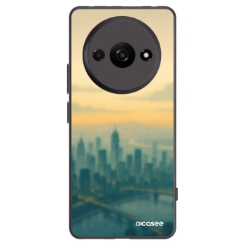 Picasee Xiaomi Redmi A3 Hülle - Schwarzes Silikon - Airplane mode