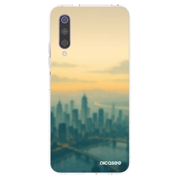 Picasee Xiaomi Mi 9 Hülle - Transparentes Silikon - Airplane mode