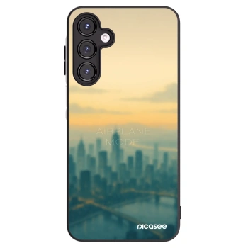 Picasee Samsung Galaxy A16 5G Hülle - Schwarzes Silikon - Airplane mode