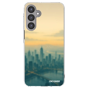 Picasee Samsung Galaxy A16 5G Hülle - Transparentes Silikon - Airplane mode
