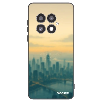 Picasee OnePlus 13 5G Hülle - Schwarzes Silikon - Airplane mode