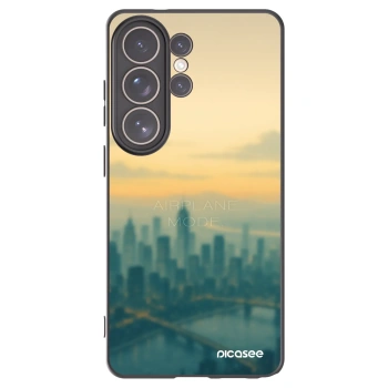 Picasee Samsung Galaxy S26 Ultra Hülle - Schwarzes Silikon - Airplane mode