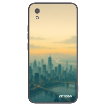 Picasee Xiaomi Redmi 7A Hülle - Schwarzes Silikon - Airplane mode