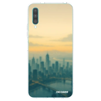Picasee Samsung Galaxy A30s A307F Hülle - Transparentes Silikon - Airplane mode