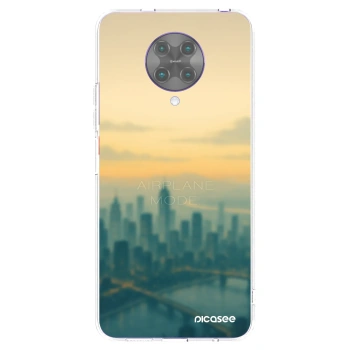 Picasee Xiaomi Poco F2 Pro Hülle - Transparentes Silikon - Airplane mode