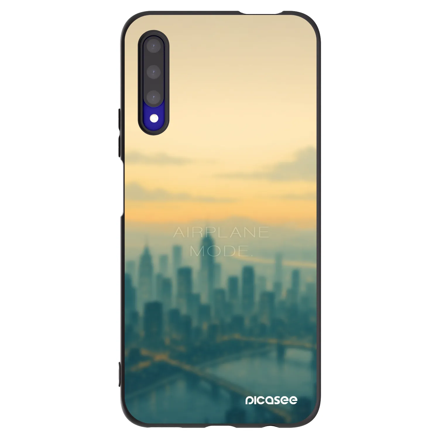 Picasee Honor 9X Pro Hülle - Schwarzes Silikon - Airplane mode