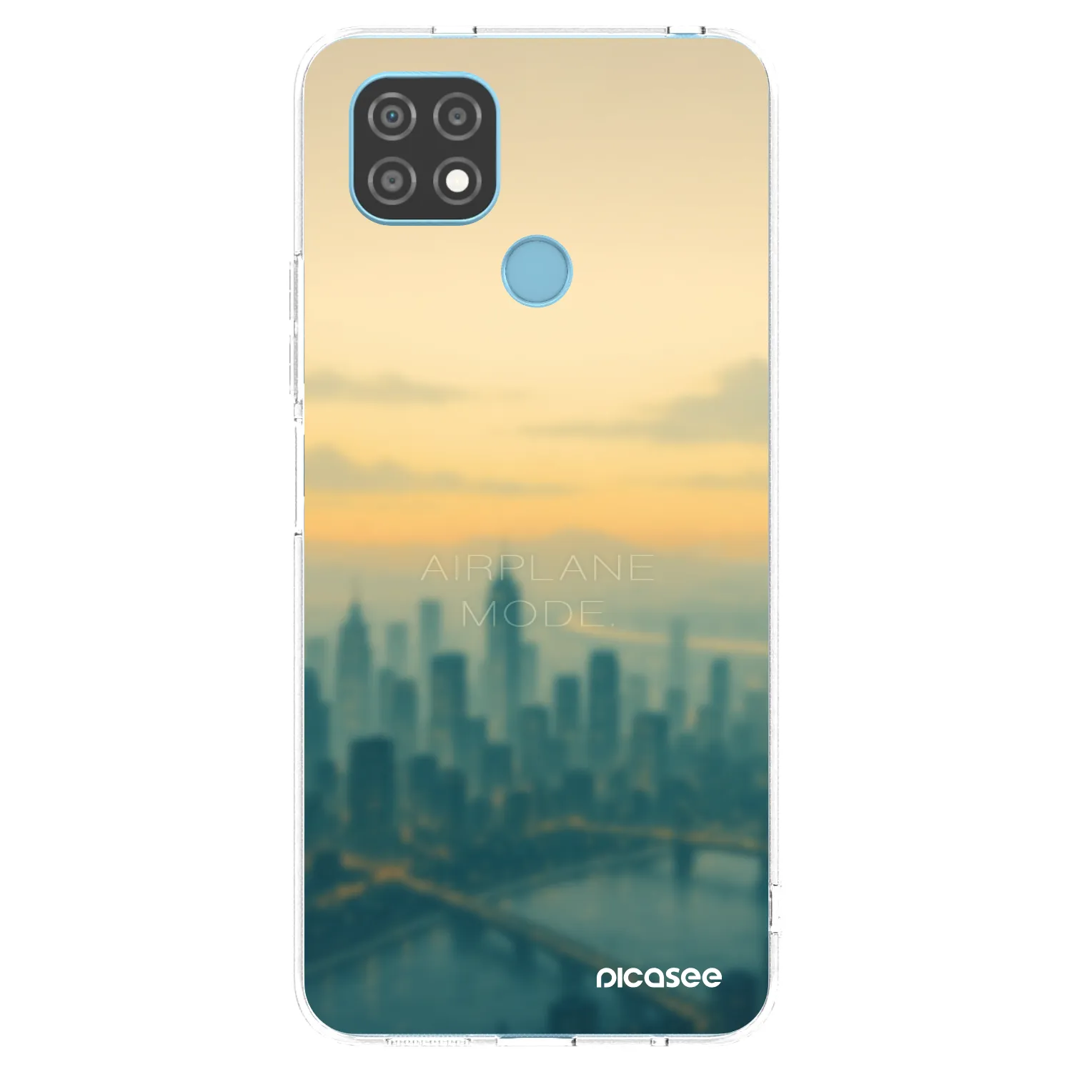 Picasee Realme C21 Hülle - Transparentes Silikon - Airplane mode