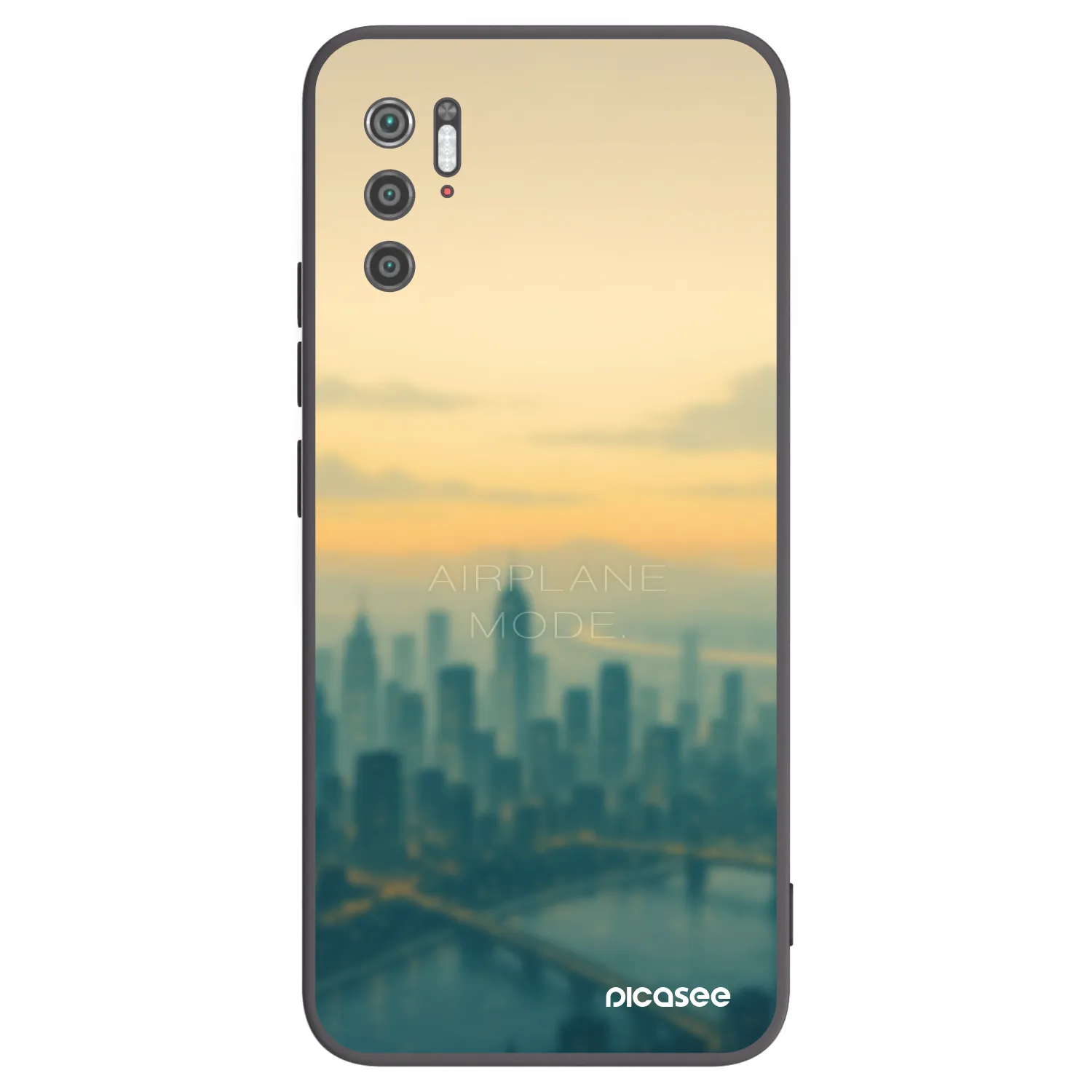 Picasee Xiaomi Poco M3 Pro 5G Hülle - Schwarzes Silikon - Airplane mode