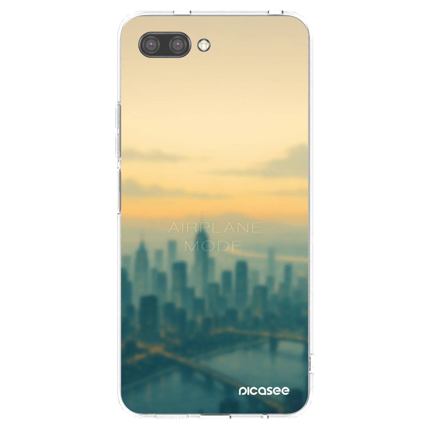 Picasee Honor 10 Hülle - Transparentes Silikon - Airplane mode