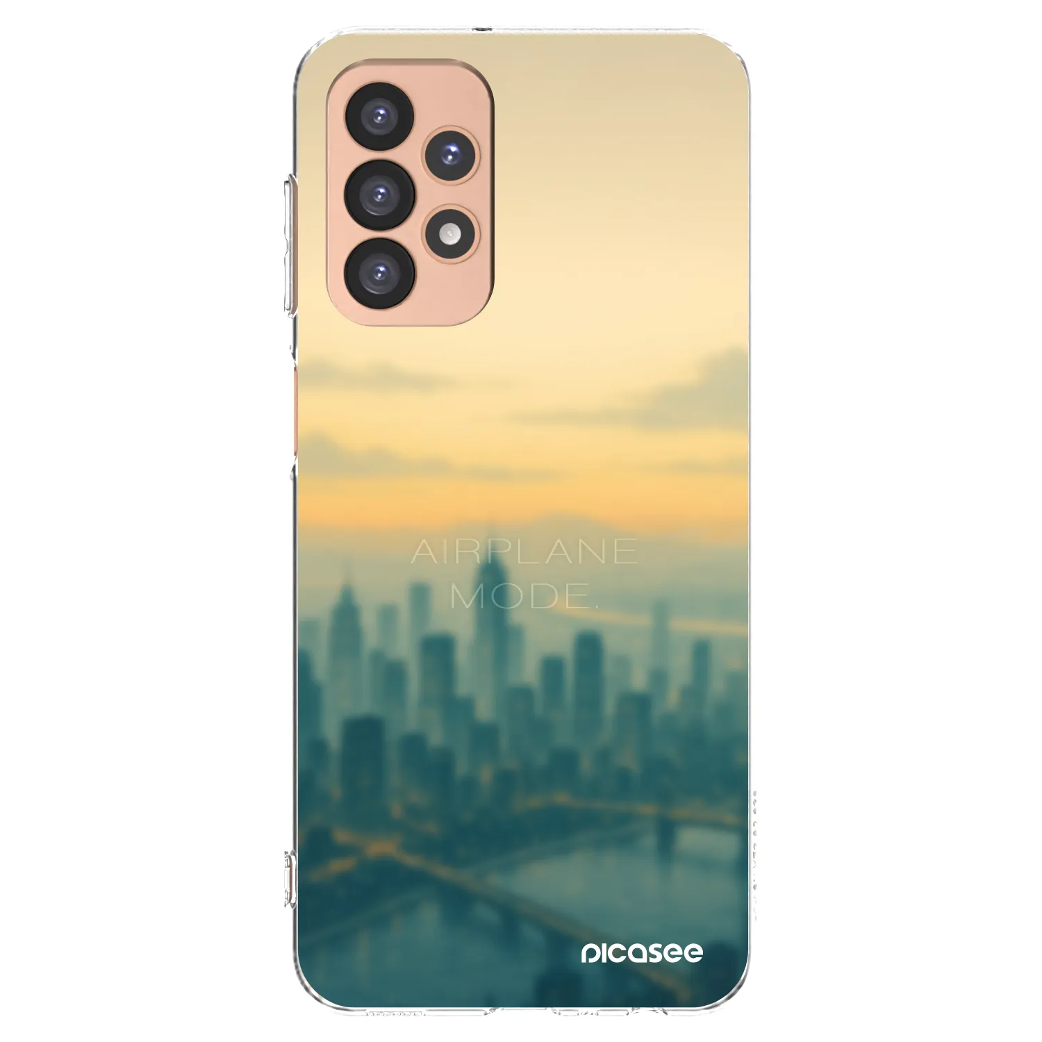 Picasee Samsung Galaxy A23 A236B 5G Hülle - Transparentes Silikon - Airplane mode