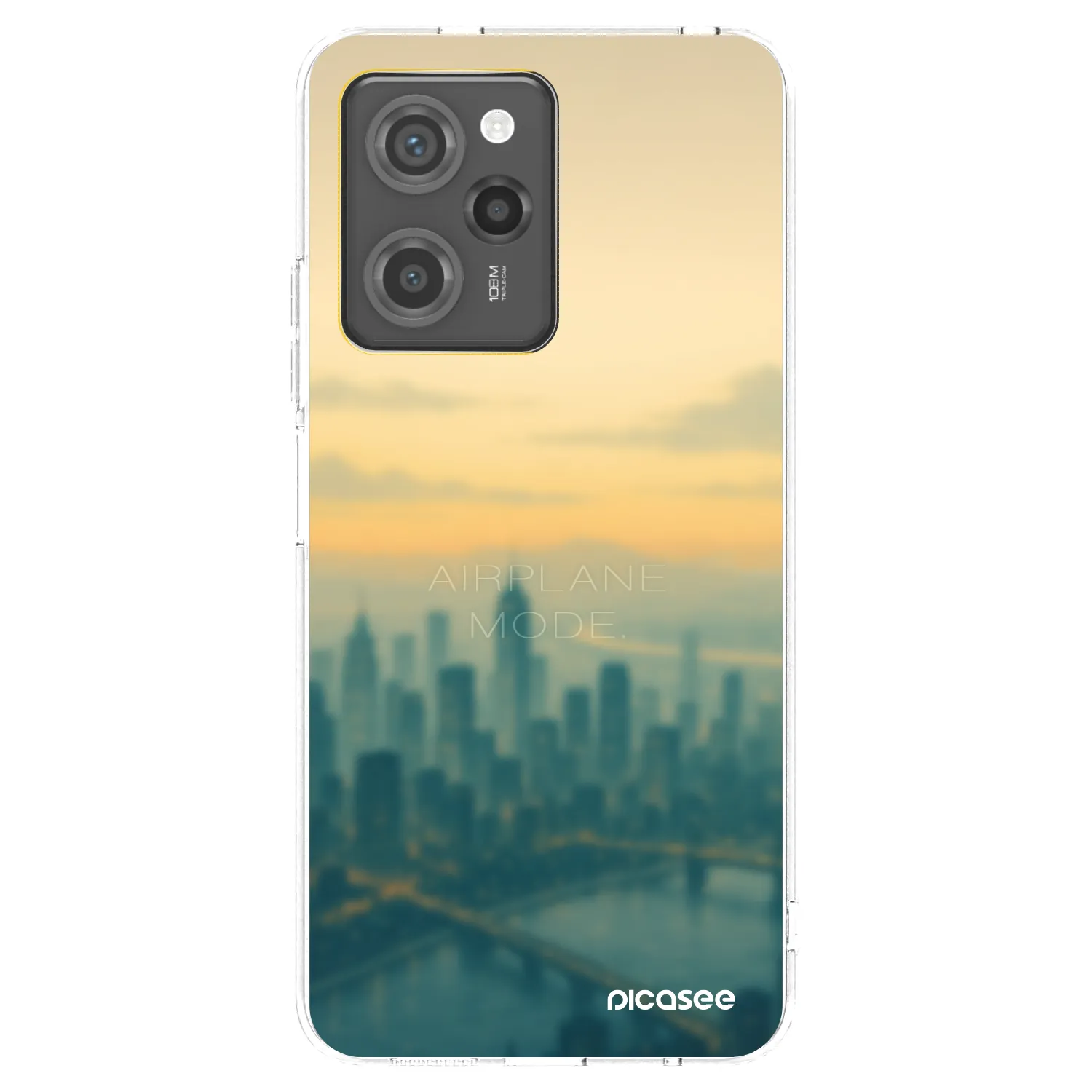 Picasee Xiaomi Poco X5 Pro Hülle - Schwarzes Silikon - Airplane mode