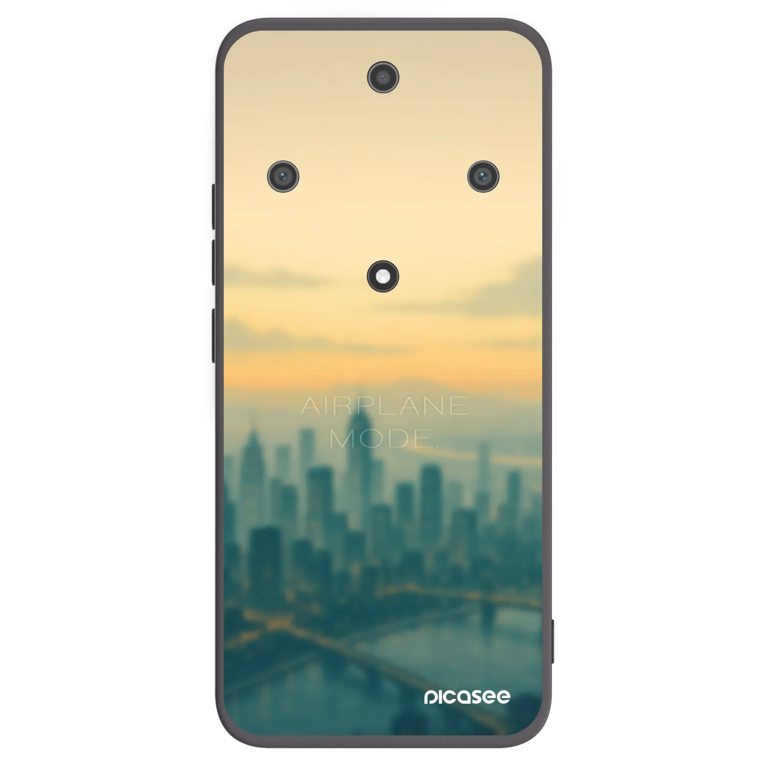 Picasee Honor Magic5 Lite 5G Hülle - Schwarzes Silikon - Airplane mode