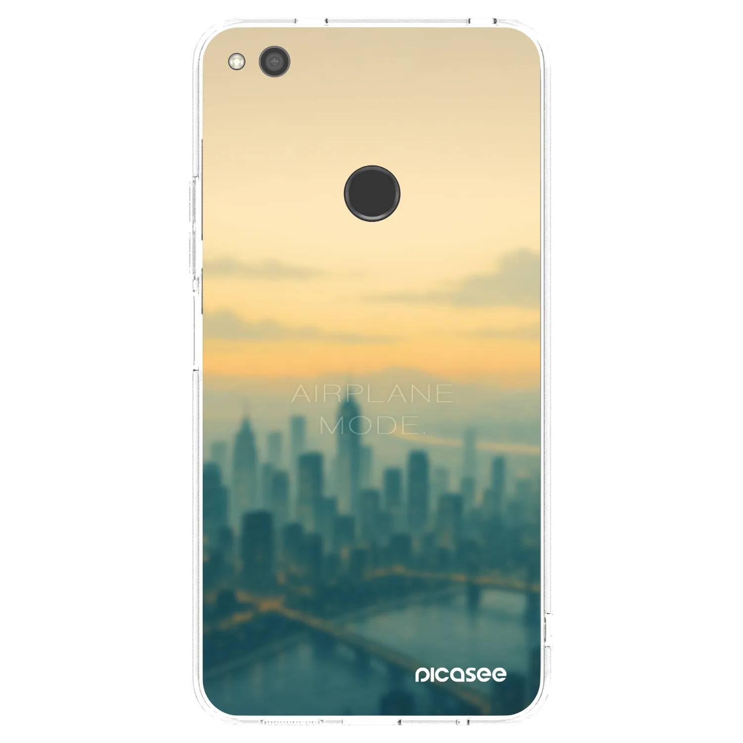 Picasee Huawei P9 Lite 2017 Hülle - Transparentes Silikon - Airplane mode