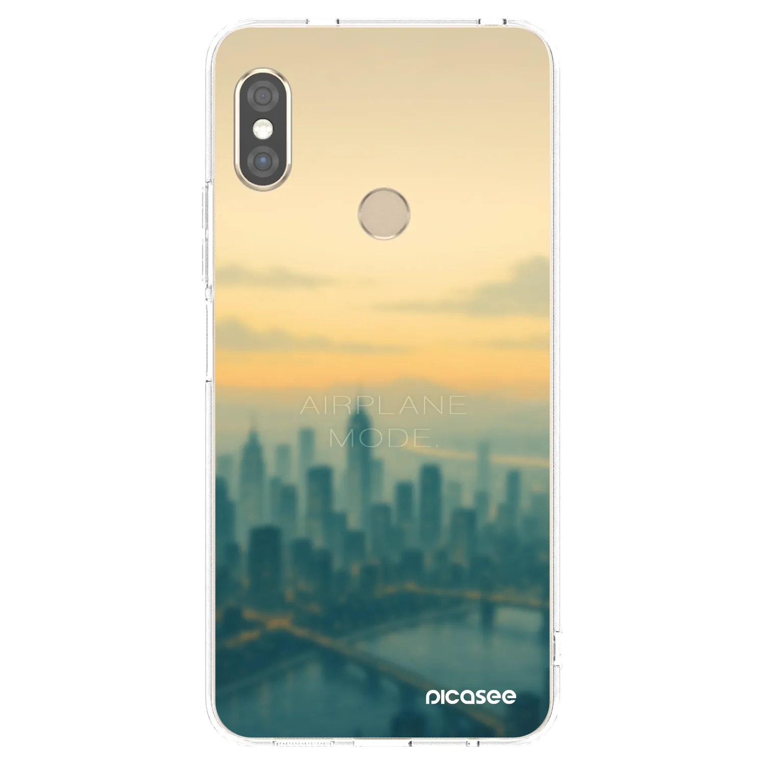 Picasee Xiaomi Redmi Note 5 Global Hülle - Transparentes Silikon - Airplane mode