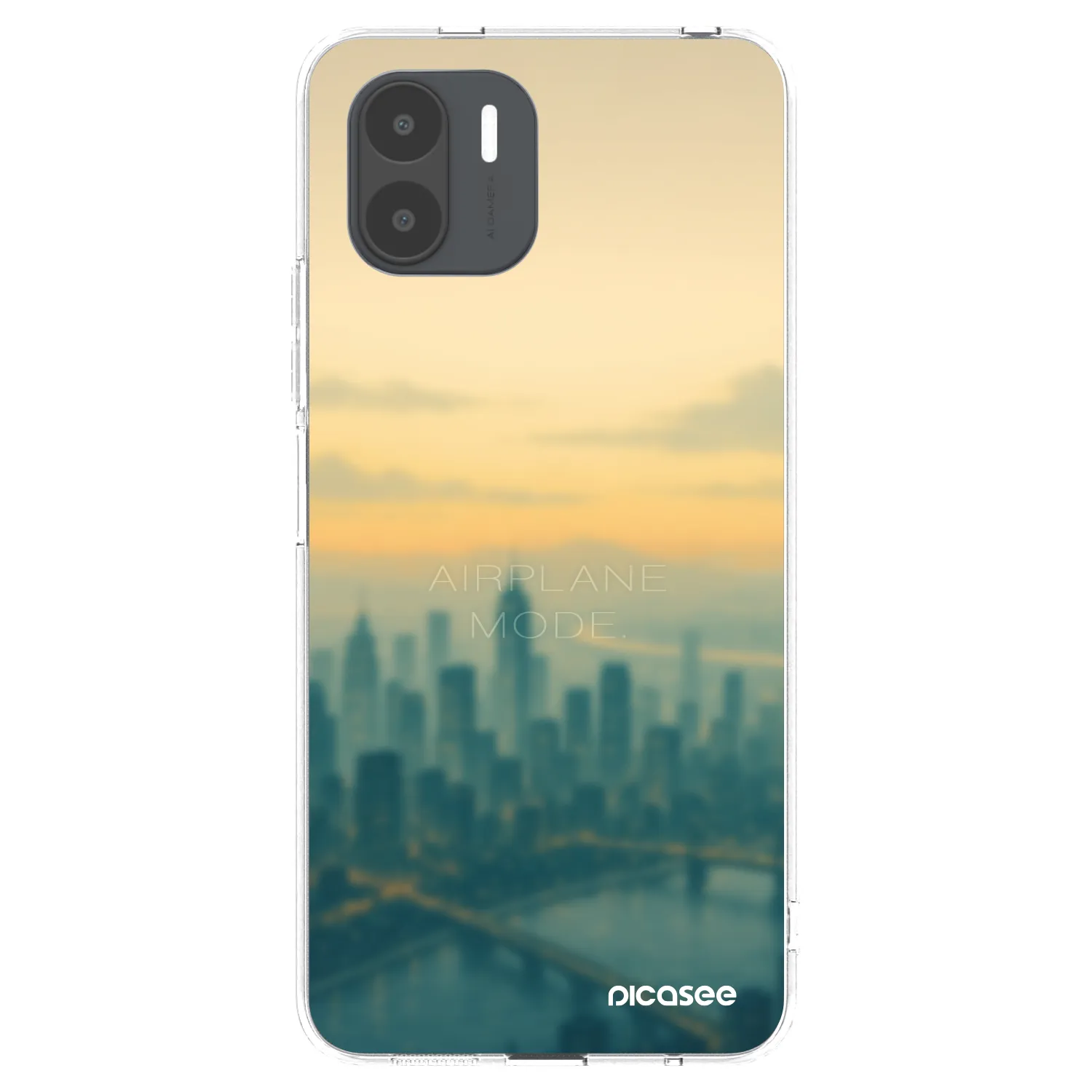 Picasee Xiaomi Redmi A2 Hülle - Transparentes Silikon - Airplane mode