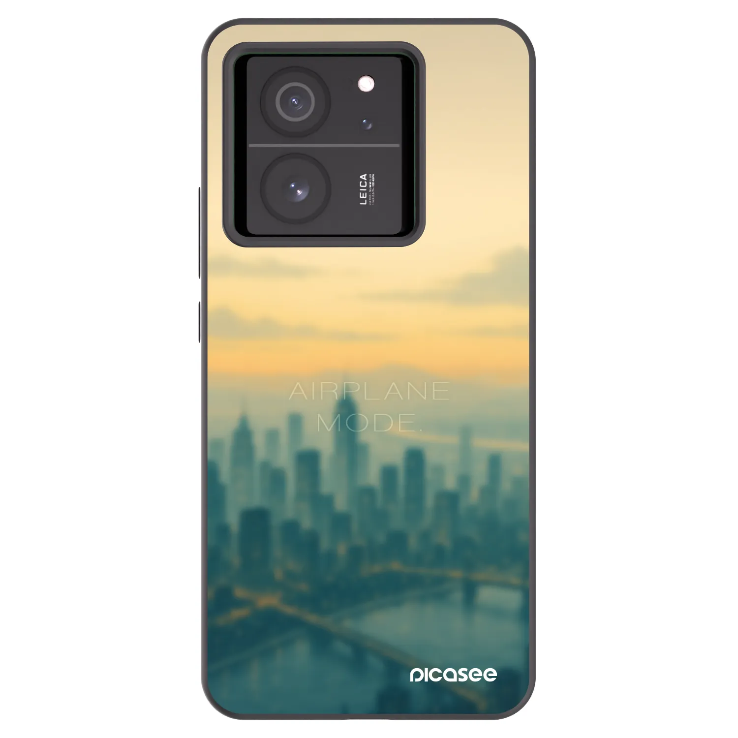 Picasee Xiaomi 13T Pro Hülle - Schwarzes Silikon - Airplane mode