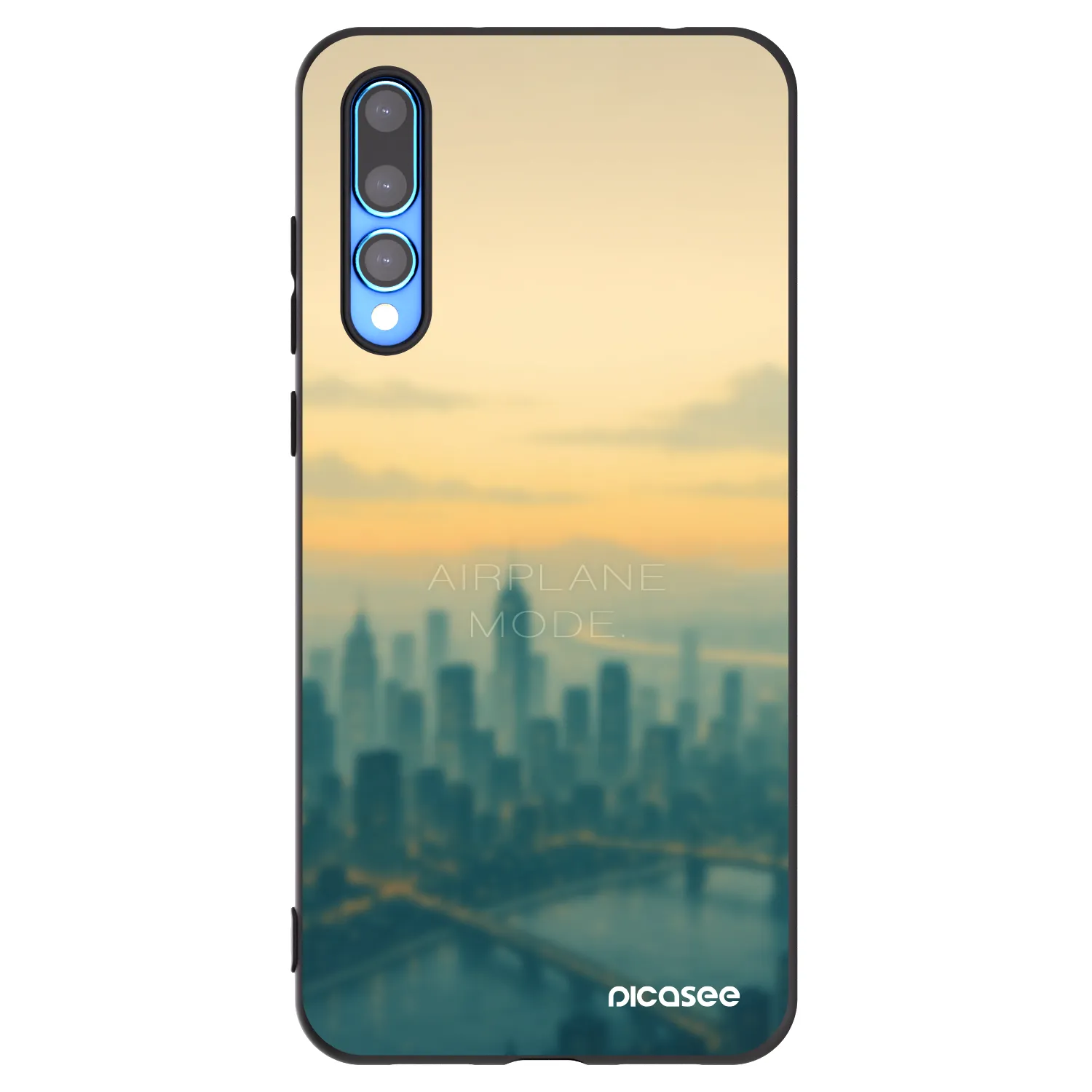 Picasee Huawei P20 Pro Hülle - Schwarzes Silikon - Airplane mode