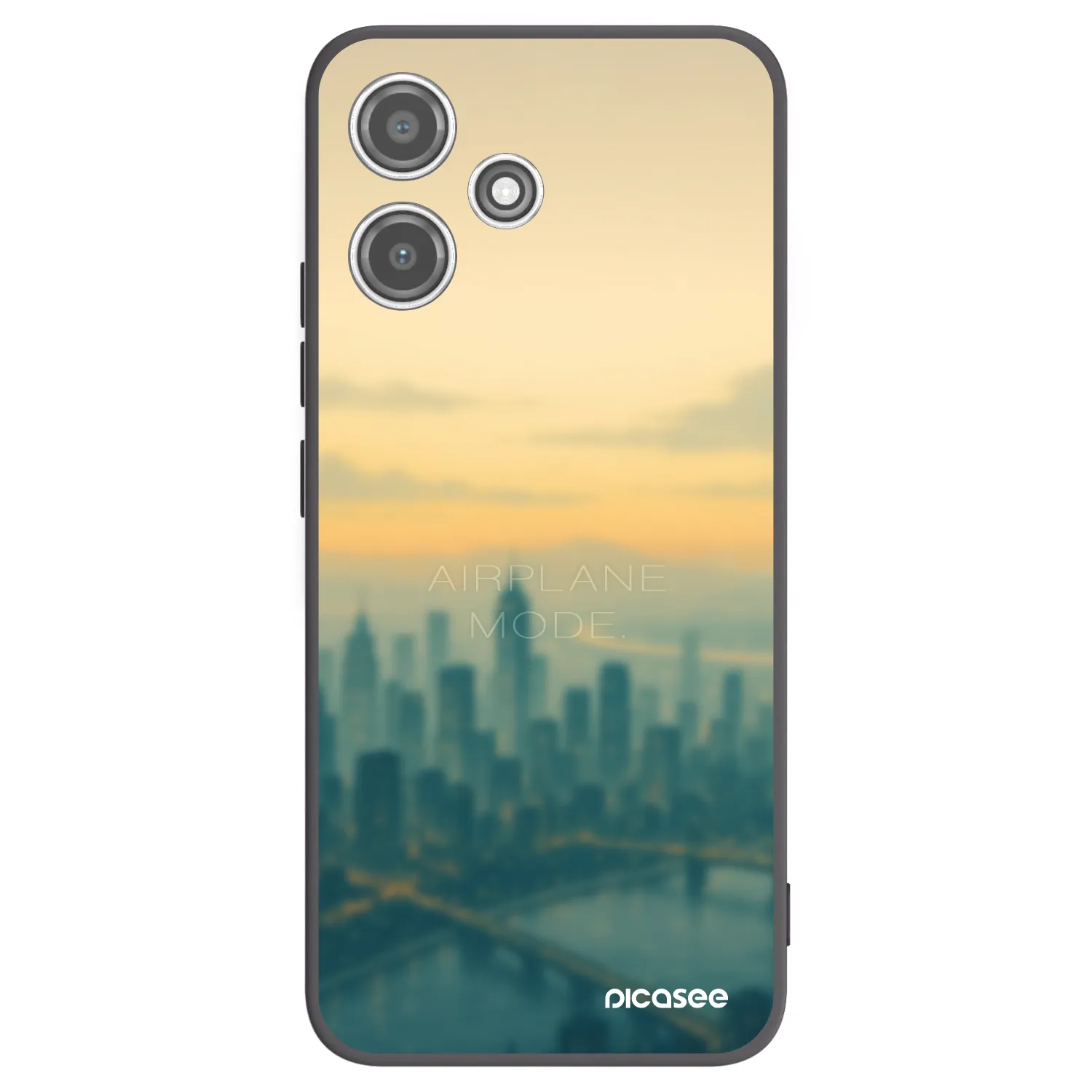 Picasee Xiaomi Redmi 12 5G Hülle - Schwarzes Silikon - Airplane mode