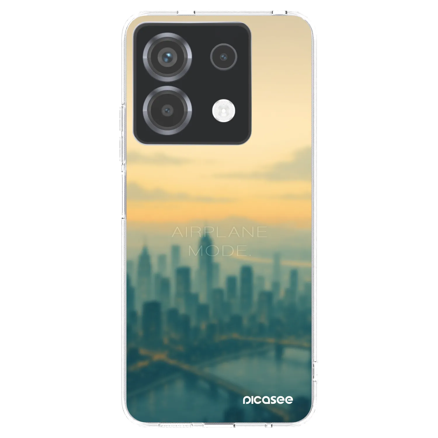Picasee Xiaomi Poco X6 Hülle - Transparentes Silikon - Airplane mode