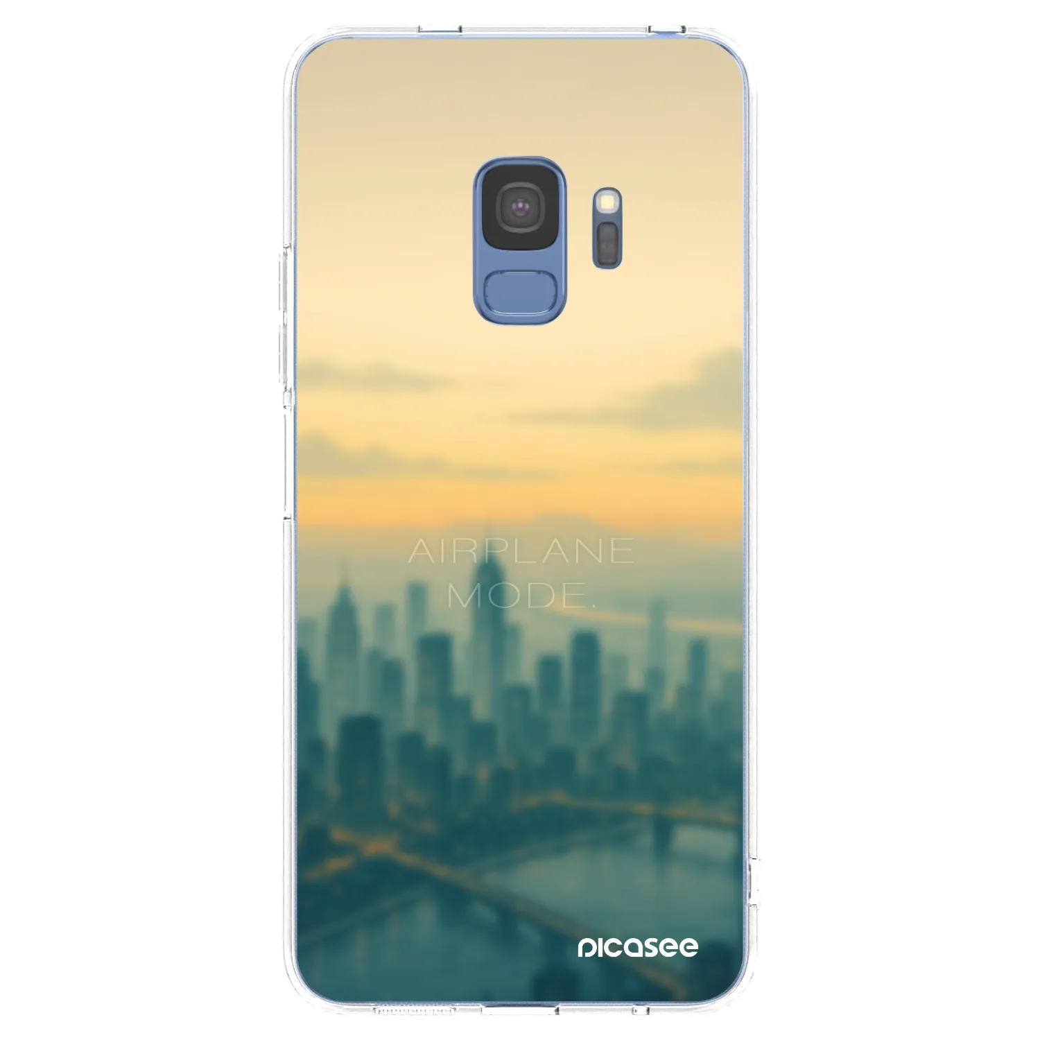 Picasee Samsung Galaxy S9 G960F Hülle - Transparentes Silikon - Airplane mode