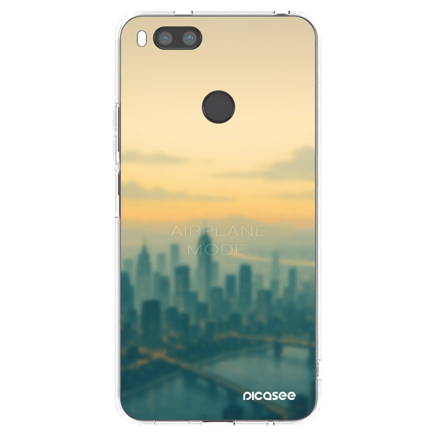 Picasee Xiaomi Redmi Note 11S 5G Hülle - Transparentes Silikon - Airplane mode