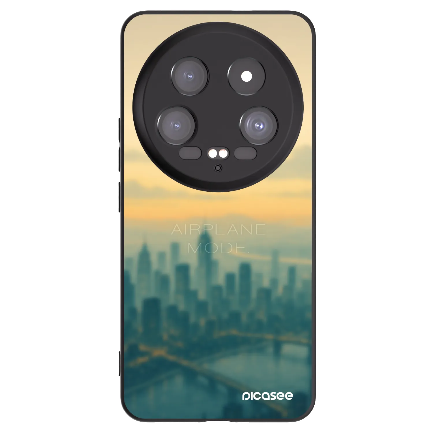 Picasee Xiaomi 14 Ultra Hülle - Schwarzes Silikon - Airplane mode
