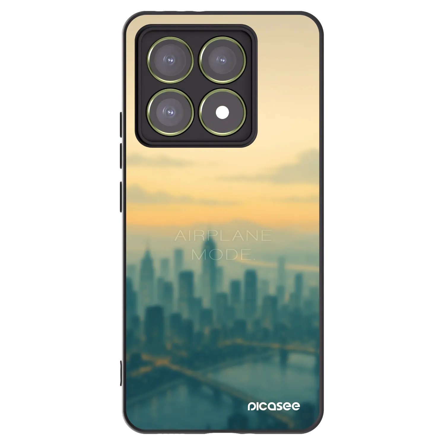 Picasee Xiaomi 14T Hülle - Schwarzes Silikon - Airplane mode