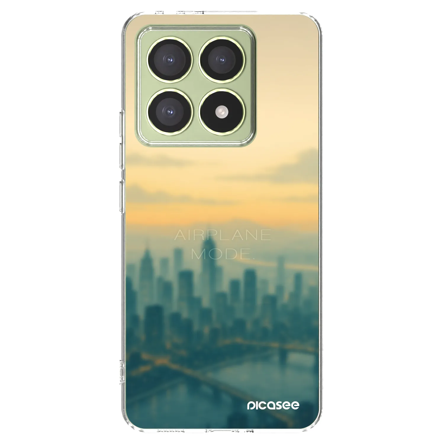 Picasee Xiaomi 14T Hülle - Transparentes Silikon - Airplane mode