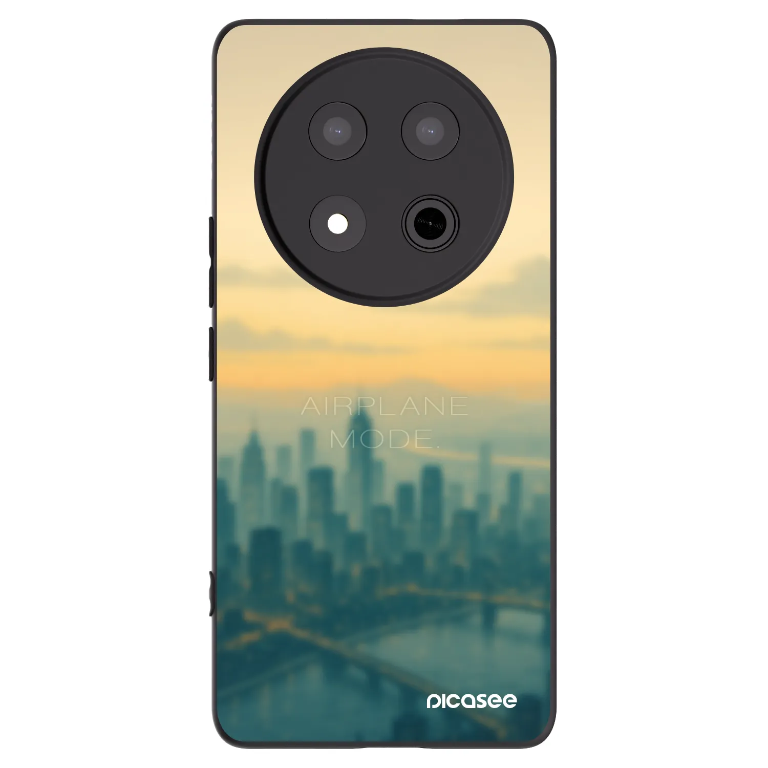 Picasee Honor Magic7 Lite 5G Hülle - Schwarzes Silikon - Airplane mode