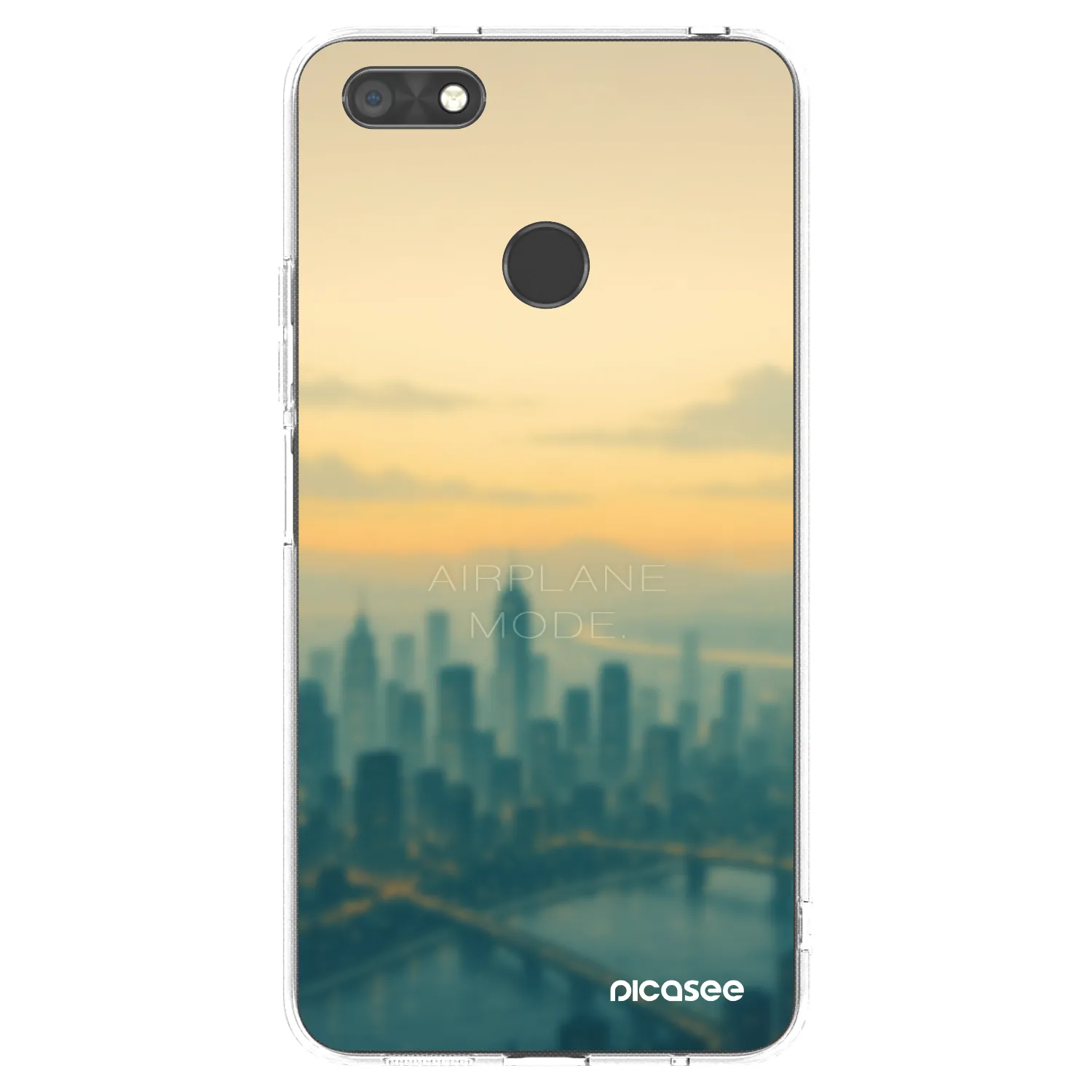 Picasee Huawei P9 Lite Mini Hülle - Transparentes Silikon - Airplane mode