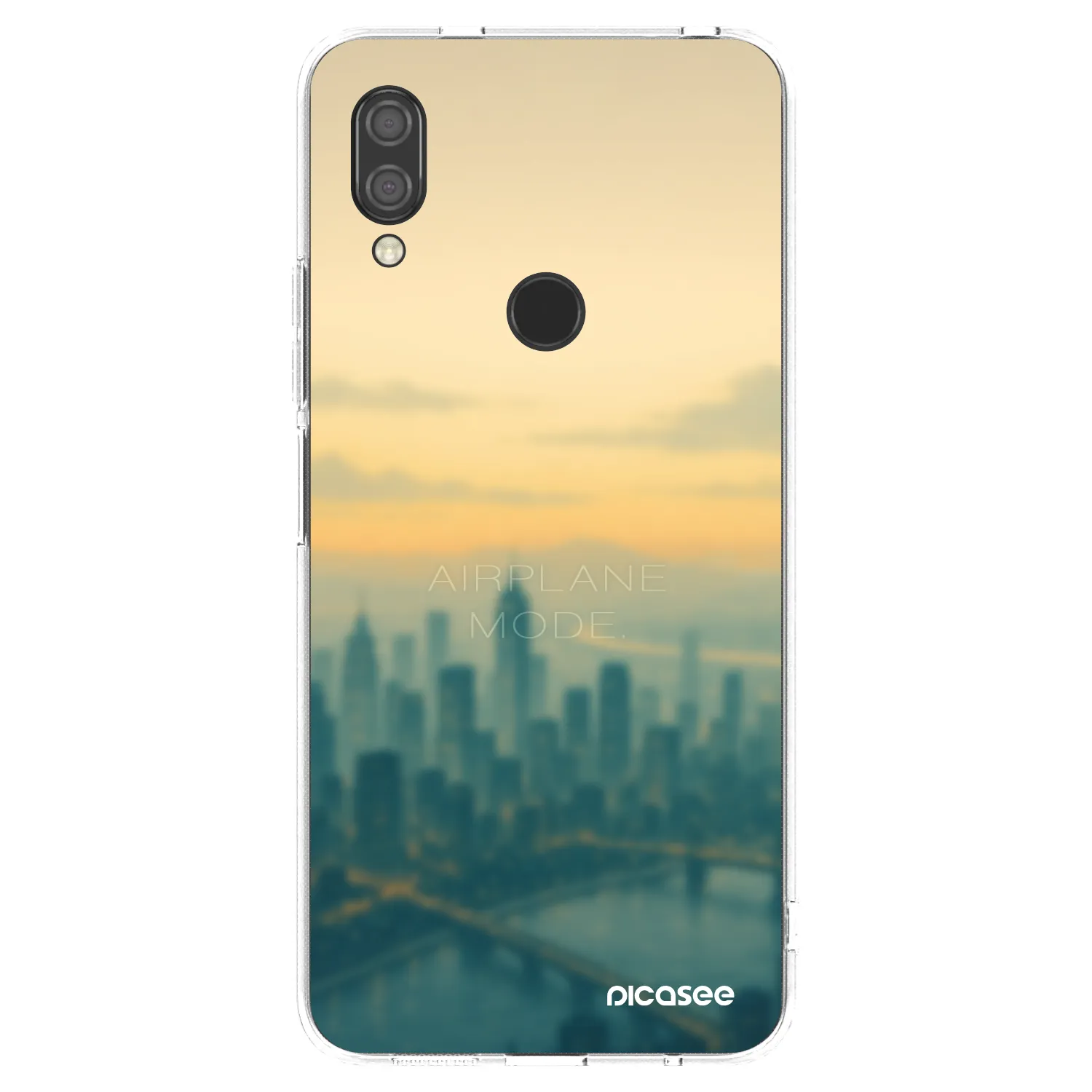 Picasee Xiaomi Redmi 7 Hülle - Transparentes Silikon - Airplane mode