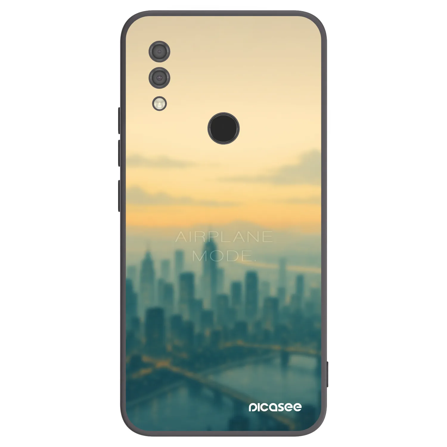 Picasee Xiaomi Redmi 7 Hülle - Schwarzes Silikon - Airplane mode