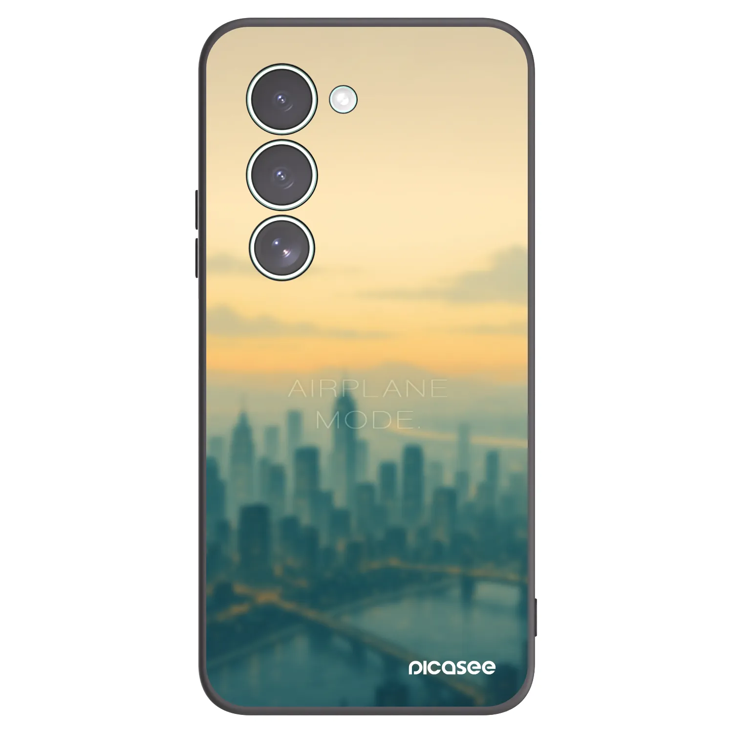 Picasee Xiaomi Redmi 15 5G Hülle - Schwarzes Silikon - Airplane mode