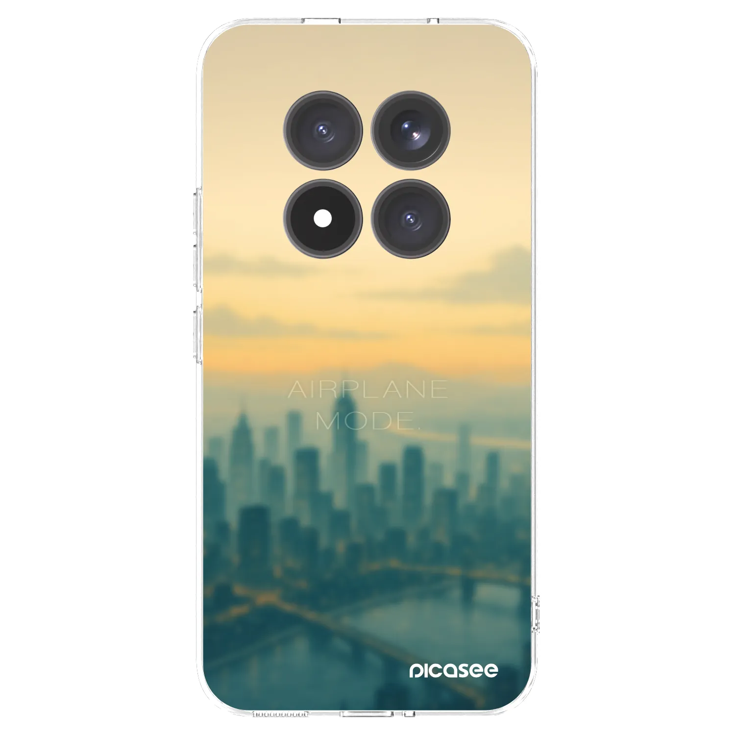 Picasee Xiaomi Redmi Note 15 Pro+ Hülle - Transparentes Silikon - Airplane mode