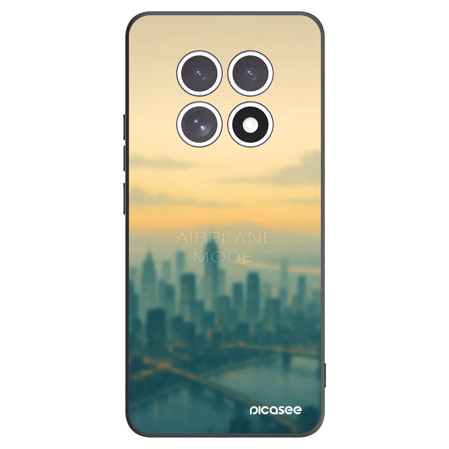 Picasee Xiaomi Redmi Note 15 Hülle - Schwarzes Silikon - Airplane mode