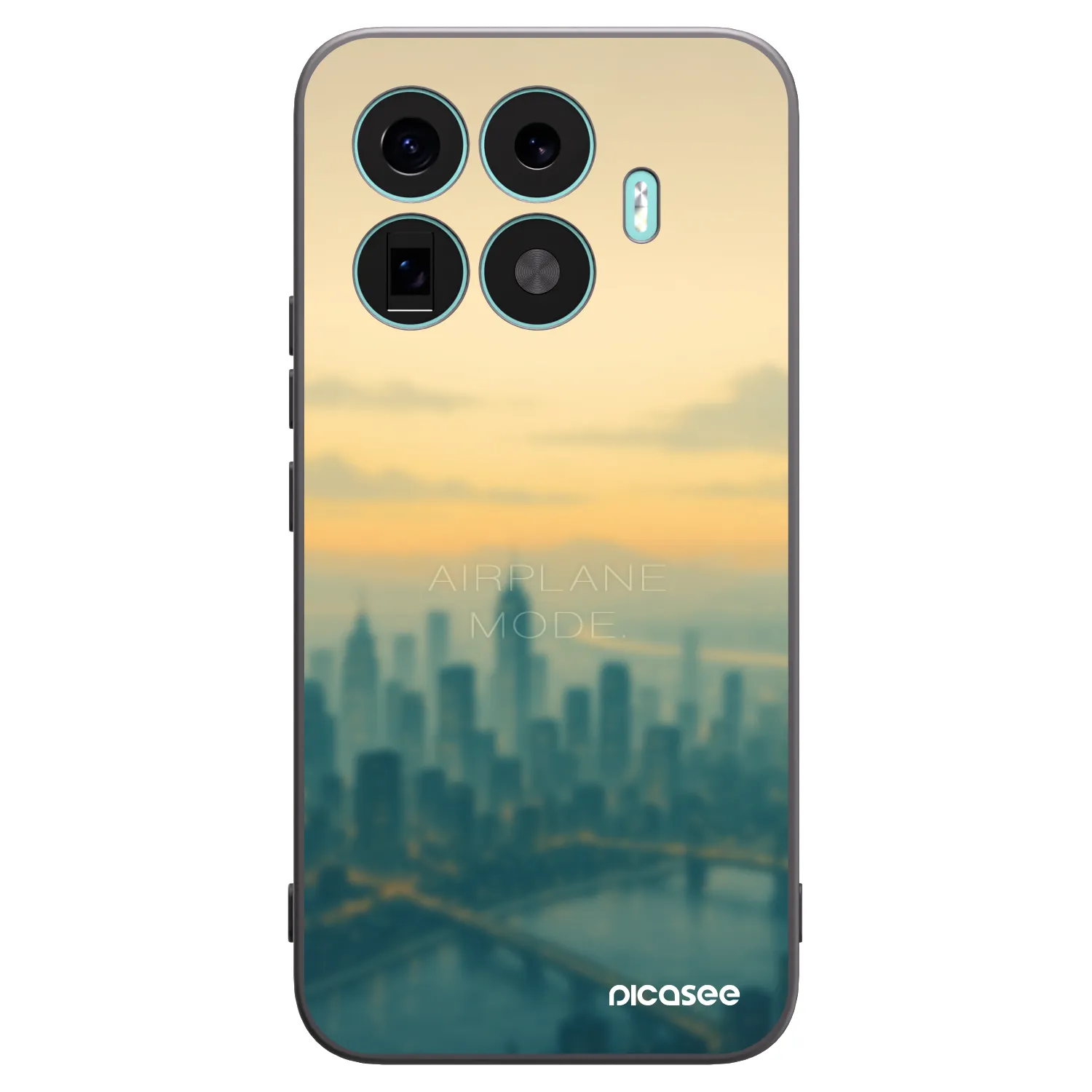 Picasee Xiaomi 17T Pro Hülle - Schwarzes Silikon - Airplane mode