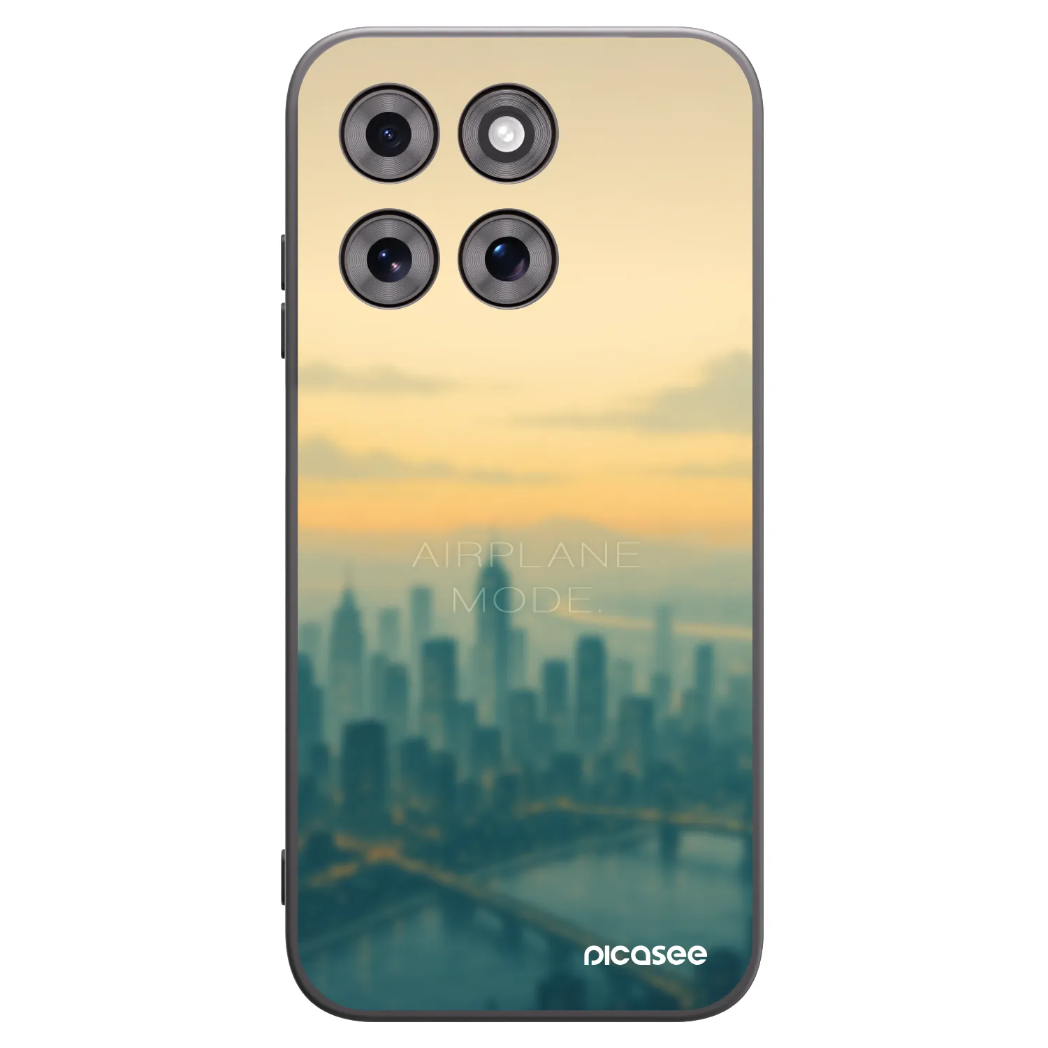 Picasee Motorola Moto G77 Hülle - Schwarzes Silikon - Airplane mode