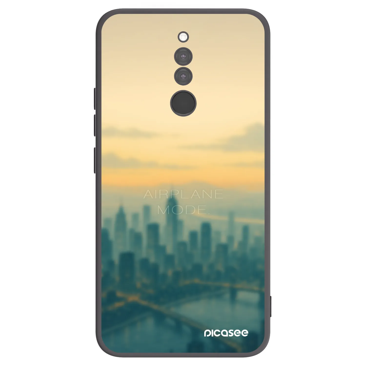 Picasee Xiaomi Redmi 8 Hülle - Schwarzes Silikon - Airplane mode