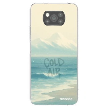 Picasee Xiaomi Poco X3 Hülle - Schwarzes Silikon - COLD AIR