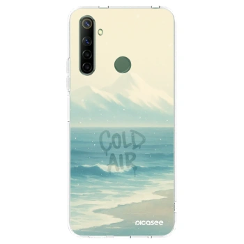 Picasee Realme 5 Hülle - Transparentes Silikon - COLD AIR