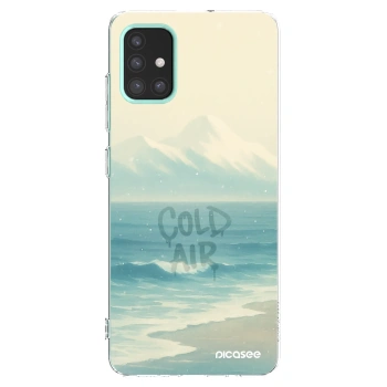 Picasee Samsung Galaxy M31s Hülle - Transparentes Silikon - COLD AIR