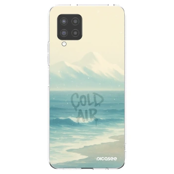 Picasee Samsung Galaxy A42 A426B Hülle - Transparentes Silikon - COLD AIR