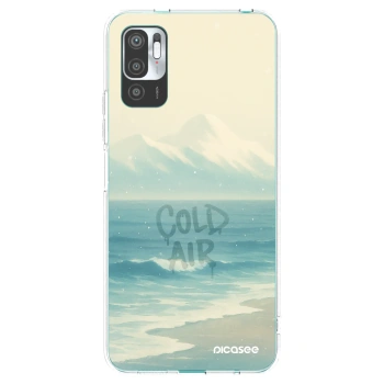 Picasee Xiaomi Redmi Note 10 5G Hülle - Transparentes Silikon - COLD AIR