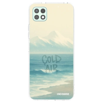 Picasee Samsung Galaxy A22 A226B 5G Hülle - Transparentes Silikon - COLD AIR