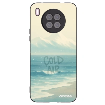 Picasee Huawei Nova 8i Hülle - Schwarzes Silikon - COLD AIR