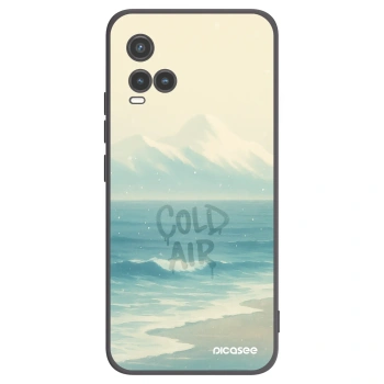 Picasee Vivo Y33s Hülle - Schwarzes Silikon - COLD AIR