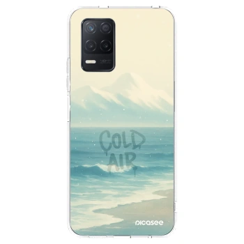 Picasee Realme 8 5G Hülle - Transparentes Silikon - COLD AIR