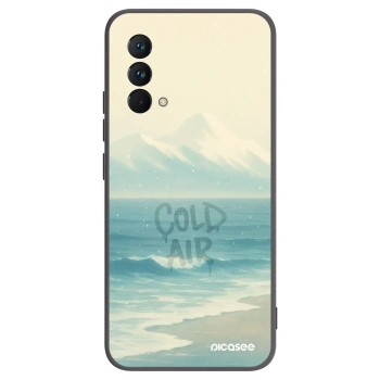 Picasee Realme GT Master Edition 5G Hülle - Schwarzes Silikon - COLD AIR
