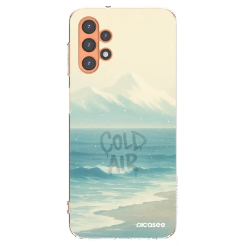 Picasee Samsung Galaxy A13 4G A135 Hülle - Transparentes Silikon - COLD AIR