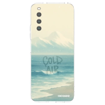 Picasee Sony Xperia 10 IV 5G Hülle - Transparentes Silikon - COLD AIR